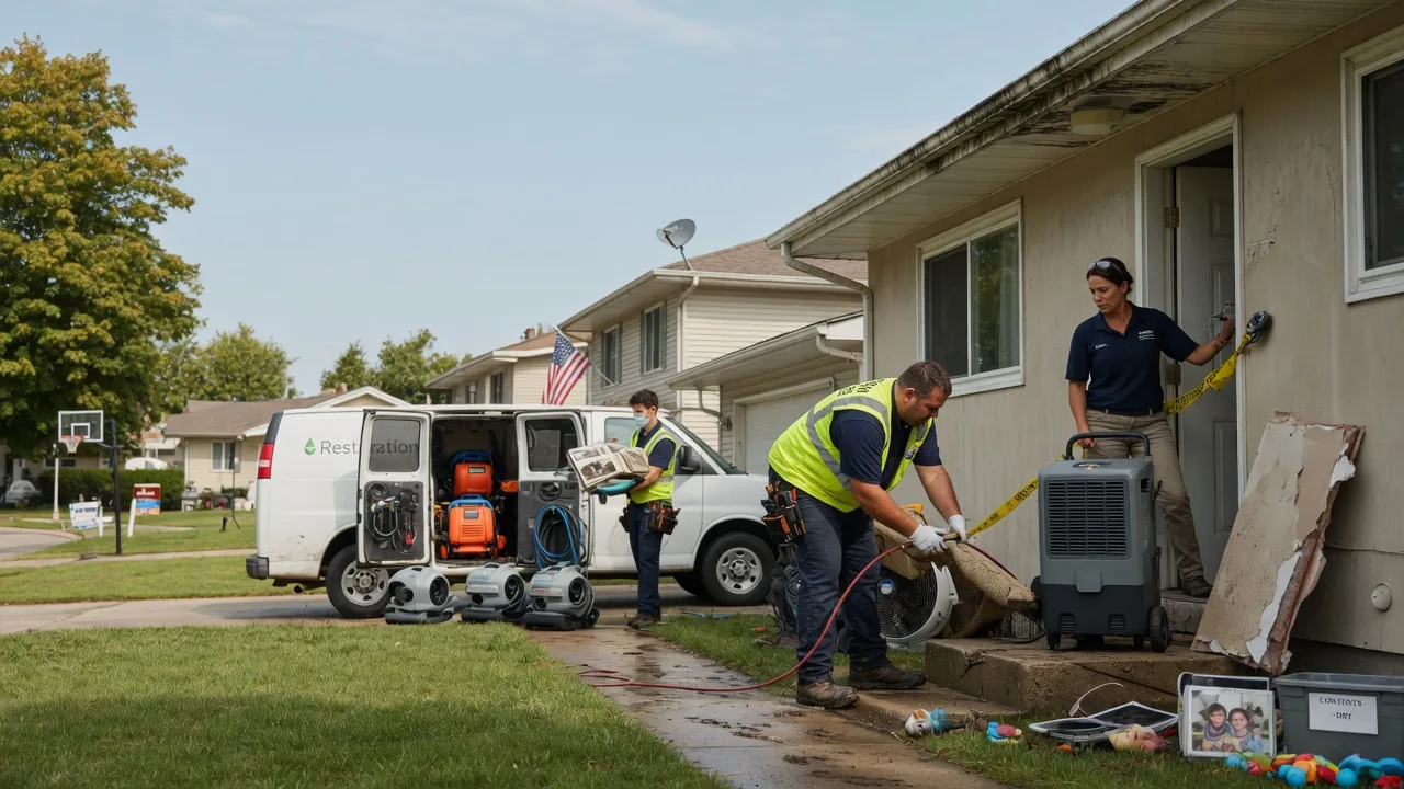 Water Damage Restoration in Peoria Heights, IL near me